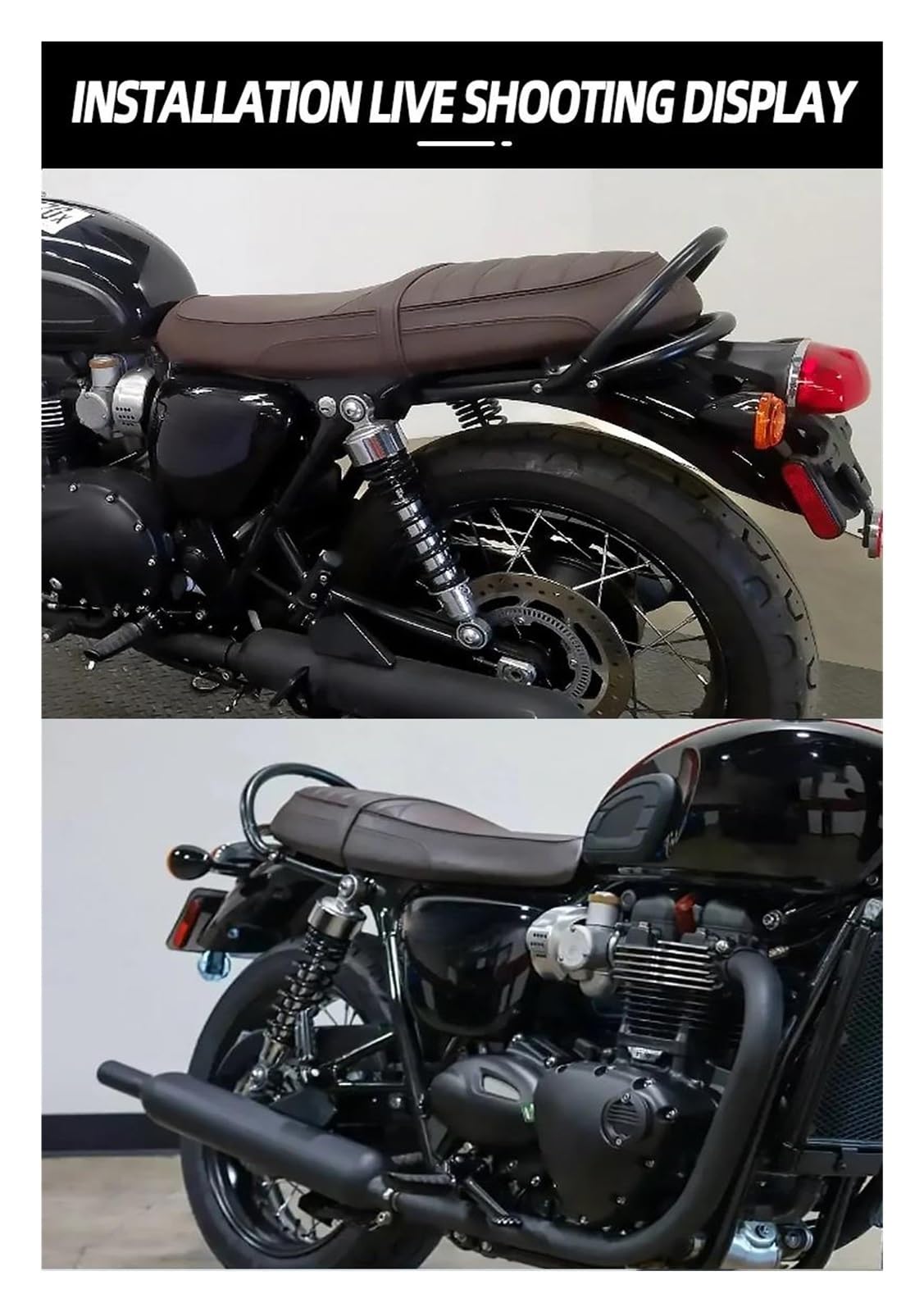 c*a様 トライアンフボンネビルT120 純正グラブバーグラブレール